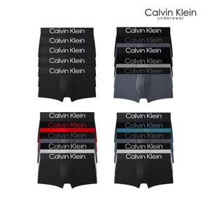 [하프클럽/캘빈클라인 언더웨어]CK 남성 볼드 로고 마이크로 드로즈 NP2716O 5PACK SET 4종 택