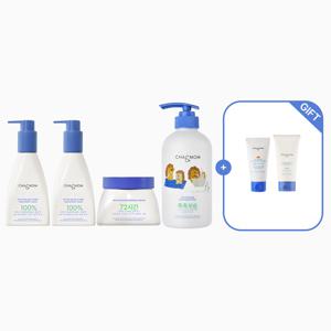 [올데이 대용량세트] 차앤맘 피토세린 워시x2개+대용량로션+크림+선크림+수딩젤로션