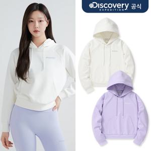 우먼스 세미크롭 후드티셔츠 2종 택1   DWHD41041-SET