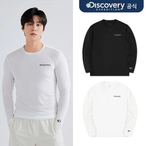 남성 냉감 레이어드 라운드넥 긴팔티셔츠 2종 택1   DMRL61043-SET