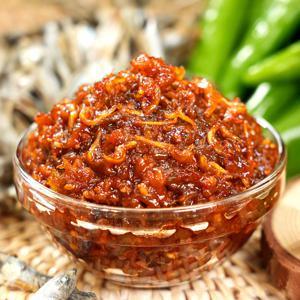 셰프애찬 단고추비빔장 300g/캔