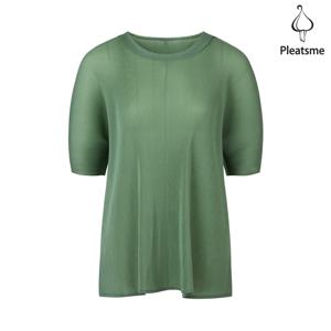 [최초가 138000원] 마이크로 플리츠 슬릿 티셔츠_EPTSM025045