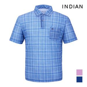 [INDIAN] 멀티 패턴 에리형 티셔츠_MITASXM3211