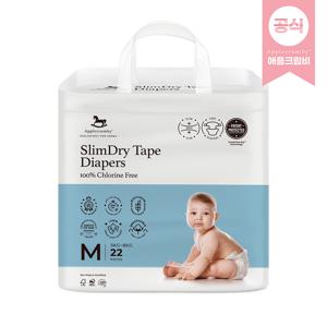 [애플크럼비] 슬림 드라이 테이프형 M 22매*6팩