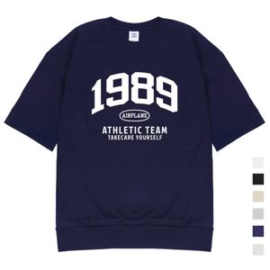 1989어센틱 오버핏 반팔 맨투맨 남여공용 6컬러