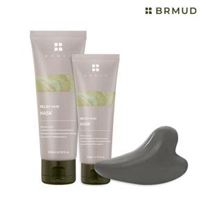 비알머드 릴리프 머드팩 200ml 1 + 110ml 1+ 괄사솝1