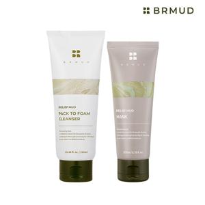 비알머드 머드팩 200ml 1개 + 팩투폼 310ml 1개