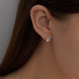 [SILVER925]Water Drop Cubic Earring