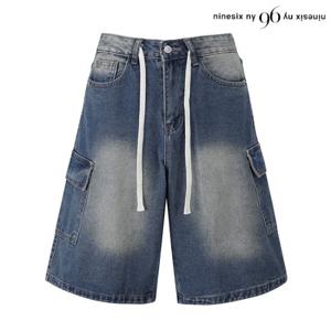 정상가:69,000원 | 버뮤다 허리 스트링 비스코스 카고 팬츠 (NO3TA001L0)