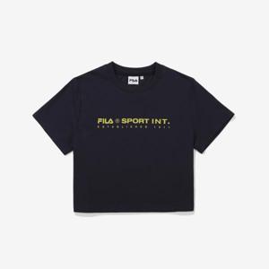 휠라 인터내셔널 크롭 티셔츠 FS2RSF2172F_INA