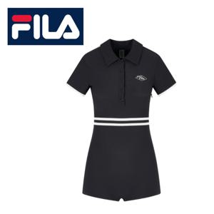 휠라 골지 카라 점프수트 래쉬가드 - FS2SWH2456F