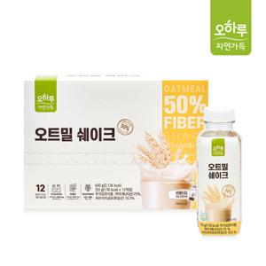 [오하루 자연가득] 오트밀 쉐이크 12입X1박스
