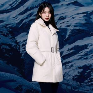 [장원영패딩] 캐시미어 코트 여성 고어 윈드스토퍼 구스다운 자켓 DWW24558