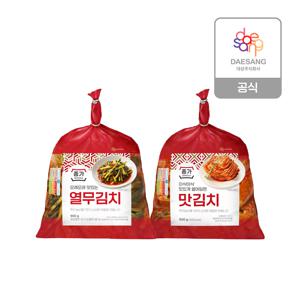 맛김치900g + 열무김치900g(1.8kg)