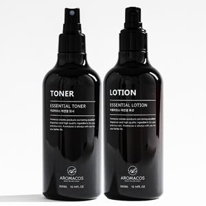 아로마코스 에센셜 토너 300ml+에센셜 로션 300ml