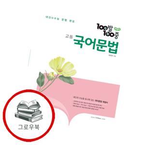 100발 100중 백발백중 기출 고등 국어 문법 개념서 (2025년용) 추천도서책
