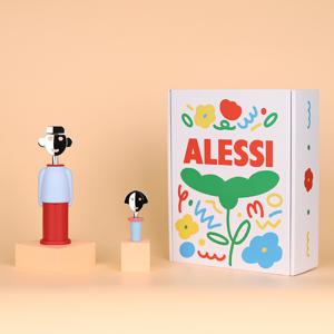 [Alessi] 알레산드로M (6Color) + 와인캡 블루 기프트 세트