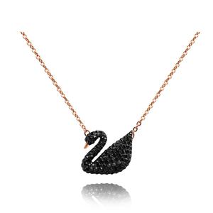 5204134 Swan 스완 블랙 목걸이