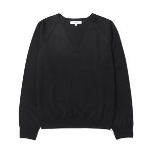 [epigram]  [여성] 브이넥 울니트 EFWAW24111BKX