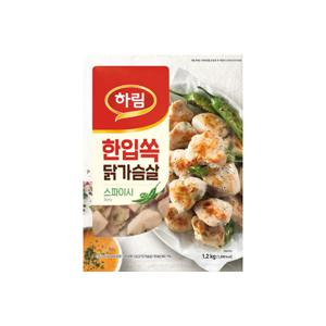 하림 자연실록 스파이시 닭가슴살 1.2KG_냉동