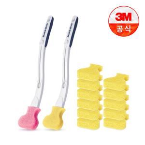 크린스틱 뉴향기톡톡 변기청소 핸들+리필12입