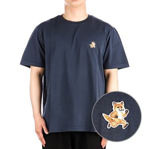 [명품] 24SS MM00125KJ0008 INK BLUE 남성 스피디 폭스 반팔 티셔츠