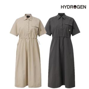 [하이드로겐] 여성 반팔 셔츠 원피스 H21E2OP275