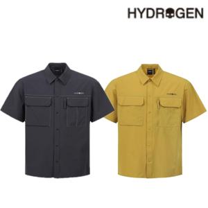 [하이드로겐] 유니 유틸리티 셋업 반팔 셔츠 H31E2TF220