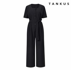 정상가:89,000원 ㅣ 스퀘어넥 스트랩 점프수트 (TX2OP047L0)