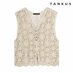 정상가:59,000원 ㅣ 버튼업 루즈핏 니트 베스트 (TX2VT016L0)