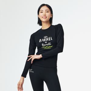 우먼 바이브 스웰 래쉬가드 블랙 B3SWWRG004BLK
