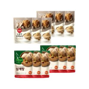 비비고 삼계탕 800g x6개+누룽지닭백숙죽 420g x6개