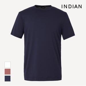 [INDIAN] 타소재 라운드넥 티셔츠_MIUAS3M3561