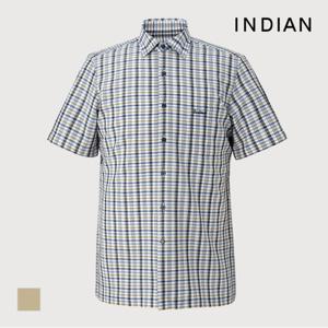 [INDIAN] 써커변형 체크셔츠_MITNS3M3301