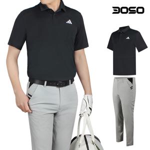 [삼공오공]골프코디 아디다스 골프웨어 남성 골프티셔츠+바지 세트/ADMJB