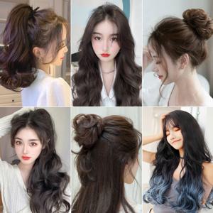 옆머리 올림머리 똥머리 곱창 만두 부분가발 반가발 포니테일 집게핀 머리끈 8종 모음전