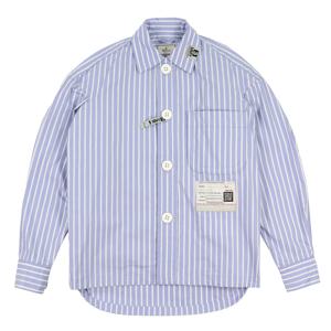 미하라 야스히로 AMATEUR SEWN 스트라이프 셔츠 A13SH081 BLUE