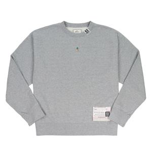 미하라 야스히로 DUCK 엠브로이더리 스웨트셔츠 A13PO652 GRAY