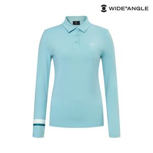 공식 신상 여성 CO 심플 로고 절개 폴로 골프 티셔츠 L WWP25291G2