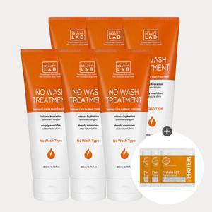 [CJ단독] LPP 단백질 데미지케어 노워시 트리트먼트 200ml x6 (+LPP 트리트먼트 샤쉐 3개)