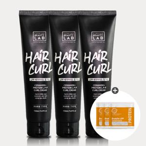 [CJ단독] LPP 세라마이드 헤어 하드 컬크림 150ml x3 (+LPP 트리트먼트 샤쉐 3개)