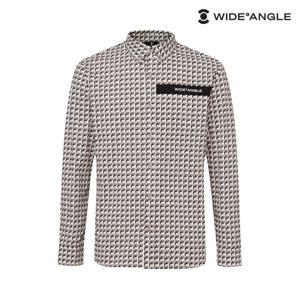 공식 신상 남성 CO 그래픽 모노그램 패턴 셔츠 골프 셔츠 M WMP25451E2