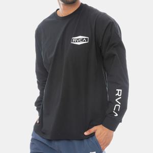 RVCA 남성 HEX BOX SFLT 긴팔티 VF11RS113BLK
