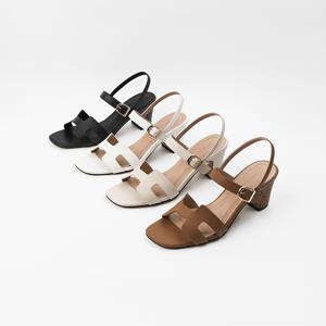 신난다슈 여성 스트랩 샌들 6cm 메리제인 슬링백 샌들힐 통굽 소가죽 GDR253057