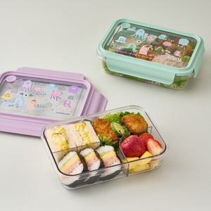 투고 3칸 나눔 트라이탄 도시락 1L (LCB502)