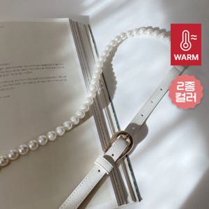 [브리치] 보블리에 /  보블리에  단독 여성용 러블리 진주알 벨트 2컬러