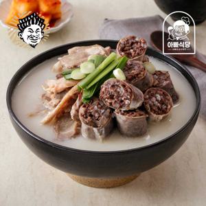 [놀부X아빠식당] 37년의 역사, 놀부 순대국600g 4팩