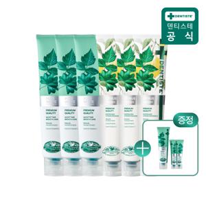 [CJ단독]덴티스테치약 200g 뉴플러스3개+시트러스3개+미니치약