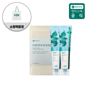 [어스패키지]덴티스테 뉴센서티브케어 불소치약 200g 2개+쇼핑백