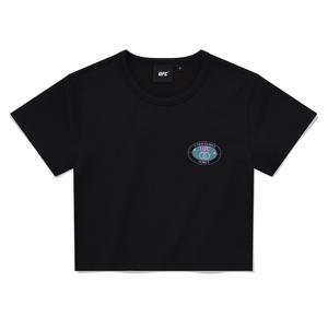 UFC 아레나 크롭핏 반팔 티셔츠 U1SSU2227BK